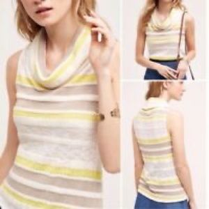 Anthropologie Dolan sleeveless cowl neck sweater.